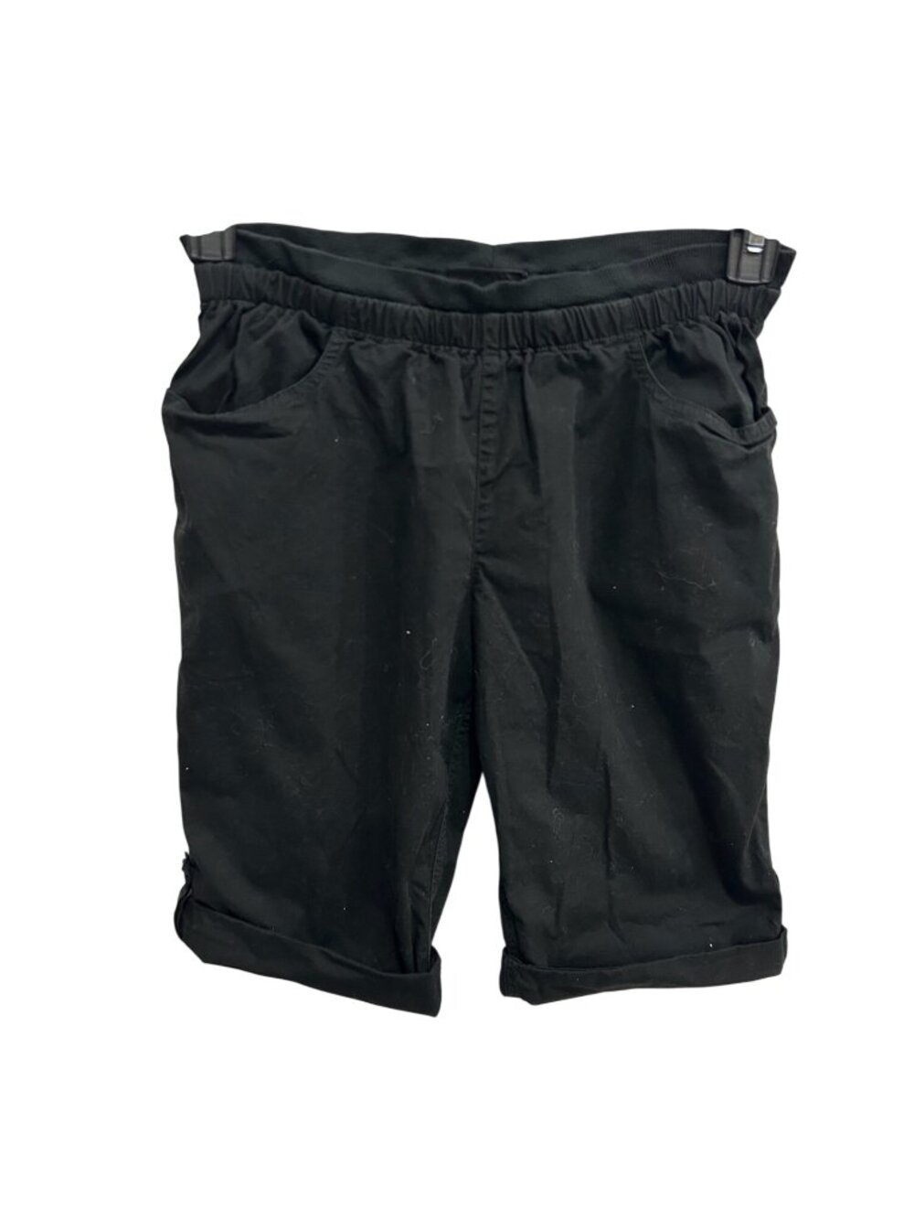 Barbara Lesser Women's Black Bermuda Shorts Size XS Coastal Minimalist